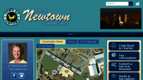 What Newtown-ct.gov website looked like in 2017 (7 years ago)