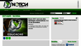 What Noticianahora.com.br website looked like in 2017 (7 years ago)