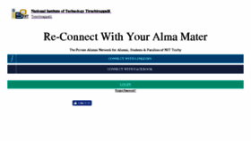 What Nitt.almaconnect.com website looked like in 2017 (7 years ago)