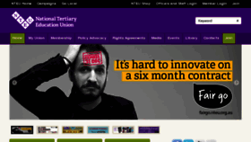 What Nteu.org.au website looked like in 2017 (7 years ago)