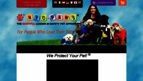 What Neopaws.com website looked like in 2017 (7 years ago)