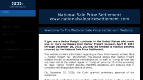What Nationalsalepricesettlement.com website looked like in 2017 (7 years ago)