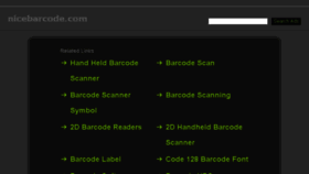 What Nicebarcode.com website looked like in 2017 (7 years ago)