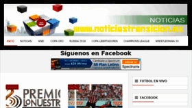 What Noticiastransicion.mx website looked like in 2017 (7 years ago)