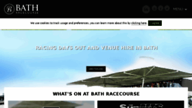 What New.bath-racecourse.co.uk website looked like in 2017 (7 years ago)