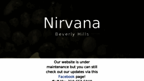 What Nirvanabeverlyhills.com website looked like in 2017 (7 years ago)