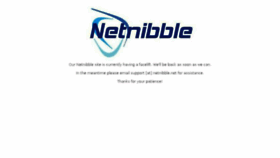 What Netnibble.net website looked like in 2017 (9 years ago)