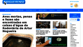 What Nogueirense.com.br website looked like in 2017 (7 years ago)