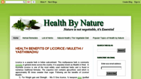 What Nature2health.blogspot.in website looked like in 2017 (7 years ago)