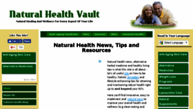 What Naturalhealthvault.com website looked like in 2017 (7 years ago)