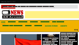 What Newsallaround.com website looked like in 2017 (7 years ago)
