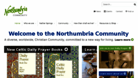 What Northumbriacommunity.org website looked like in 2017 (7 years ago)