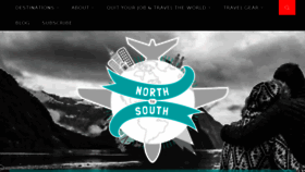 What Northtosouth.us website looked like in 2017 (7 years ago)