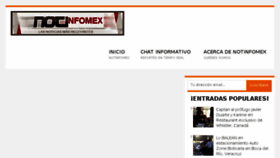 What Notinfomex.co website looked like in 2017 (7 years ago)