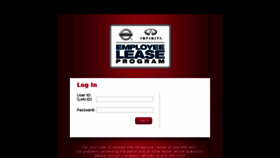 What Nissanemployeelease.com website looked like in 2017 (7 years ago)