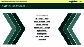 What Nightclubcity.com website looked like in 2017 (7 years ago)
