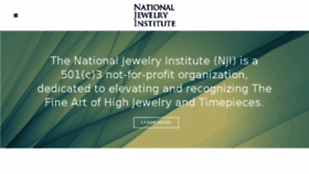 What Nationaljewelryinstitute.org website looked like in 2017 (7 years ago)