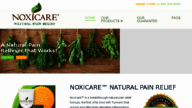What Noxicare.com website looked like in 2017 (7 years ago)