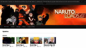 What Narutoloads.org website looked like in 2017 (7 years ago)