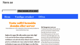 What Nere.se website looked like in 2017 (7 years ago)