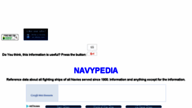 What Navypedia.org website looked like in 2017 (7 years ago)