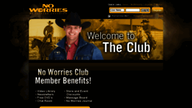 What Noworriesclub.com website looked like in 2017 (7 years ago)