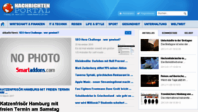 What Nachrichtenportal.net website looked like in 2017 (7 years ago)
