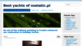 What Nostatic.pl website looked like in 2017 (6 years ago)