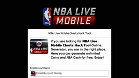 What Nbalivemobile.online website looked like in 2017 (7 years ago)