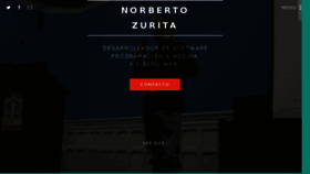 What Nzurita.es website looked like in 2017 (7 years ago)