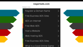 What Negeriads.com website looked like in 2017 (7 years ago)