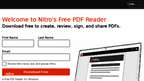 What Nitroreader.com website looked like in 2017 (7 years ago)