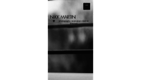 What Nikkmartin.com website looked like in 2017 (7 years ago)