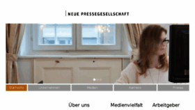 What Neue-pressegesellschaft.de website looked like in 2017 (6 years ago)