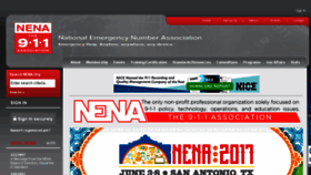 What Nena.org website looked like in 2017 (7 years ago)