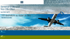 What Nice-aeroport.fr website looked like in 2017 (7 years ago)
