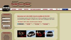 What Nouvelle-fiat500.fr website looked like in 2017 (7 years ago)