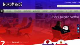 What Nordmende.com.tr website looked like in 2017 (7 years ago)