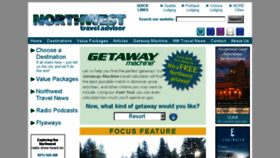 What Northwesttraveladvisor.com website looked like in 2017 (6 years ago)