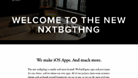 What Nxtbgthng.com website looked like in 2017 (7 years ago)