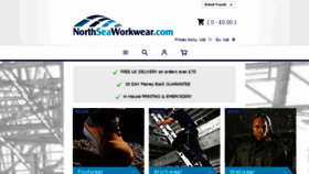 What Northseaworkwear.com website looked like in 2017 (7 years ago)