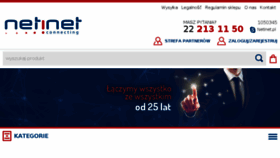 What Netinet.pl website looked like in 2017 (6 years ago)
