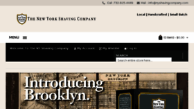 What Nyshavingcompany.com website looked like in 2017 (6 years ago)