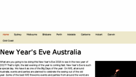 What Newyearseve.com.au website looked like in 2017 (6 years ago)