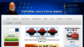 What Naturalsolutionsradio.com website looked like in 2017 (7 years ago)