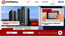 What Nextproperty.my website looked like in 2017 (8 years ago)