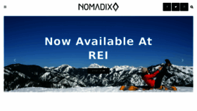 What Nomadix.co website looked like in 2017 (7 years ago)
