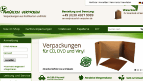 What Natuerlich-verpacken.de website looked like in 2017 (6 years ago)