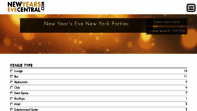 What Newyearsevecentral.com website looked like in 2017 (7 years ago)