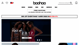 What Nz.boohoo.com website looked like in 2017 (7 years ago)